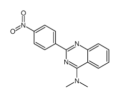 N,N-dimethyl-2-(4-nitrophenyl)quinazolin-4-amine Structure