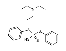 triethylamine diphenyl phosphorotetrathioate Structure