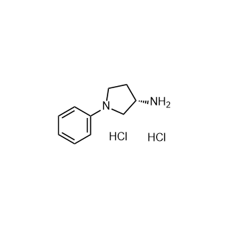 (S)-1-Phenylpyrrolidin-3-amine dihydrochloride Structure
