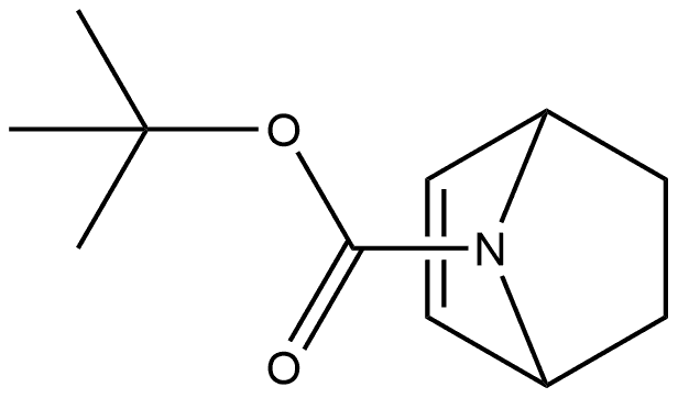 7-氮杂双环[2.2.1]庚-2-烯-7-羧酸叔丁酯结构式