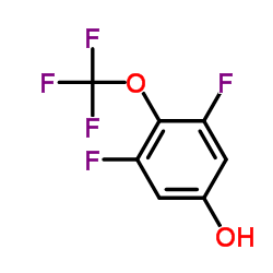 3,5-Difluoro-4-(trifluoromethoxy)phenol structure