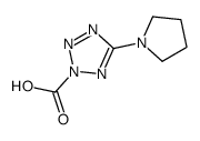 2H-Tetrazole-2-carboxylic acid,5-(1-pyrrolidinyl)-结构式