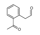 Benzeneacetaldehyde, 2-acetyl- (9CI) structure