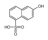 6-hydroxy-1-naphthalenesulfonic acid structure