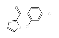 (2,4-dichlorophenyl)-thiophen-2-yl-methanone结构式