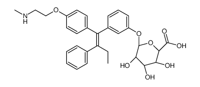 3-[(1E)-1-[4-[2-(Methylamino)ethoxy]phenyl]-2-phenyl-1-but结构式