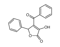 α-Hydroxy-β-benzoyl-γ-phenyl-Δα,β-butenolid结构式