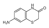 7-Amino-3,4-dihydro-2H-(1,4)benzothiazin-3-one Structure