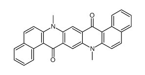 7,16-dihydro-7,16-dimethylbenzoabenzo5,6quino3,2-Iacridine-9,18-dione Structure