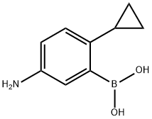 (5-amino-2-cyclopropylphenyl)boronic acid图片