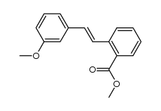 2-methoxycarbonyl-3'-methoxystilbene Structure