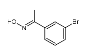 1-(3-bromophenyl)ethanone oxime Structure
