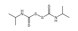 iso-C3H7NHC(S)SSC(S)NHC3H7 Structure