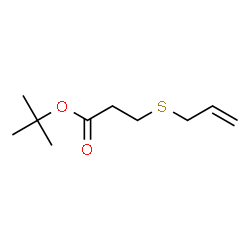 3-(Allylthio)propionic acid tert-butyl ester structure