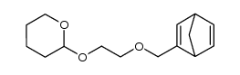 2-(2-(bicyclo[2.2.1]hepta-2,5-dien-2-ylmethoxy)ethoxy)tetrahydro-2H-pyran结构式