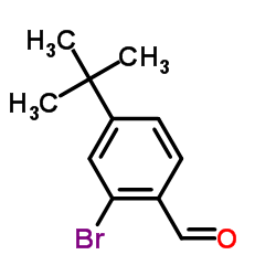 2-Bromo-4-tert-butylbenzaldehyde structure