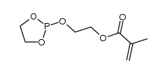 Ethylenedioxy-2-(methacryloyloxy)ethoxyphosphine Structure
