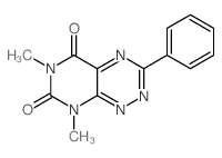 Pyrimido[5,4-e]-1,2,4-triazine-5,7(6H,8H)-dione,6,8-dimethyl-3-phenyl- picture