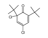 2,6-di-tert-butyl-4,6-dichlorocyclohexa-2,4-dien-1-one Structure