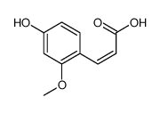 3-(4-HYDROXY-2-METHOXYPHENYL)ACRYLIC ACID picture