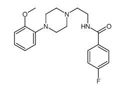 4-fluoro-N-[2-[4-(2-methoxyphenyl)piperazin-1-yl]ethyl]benzamide结构式