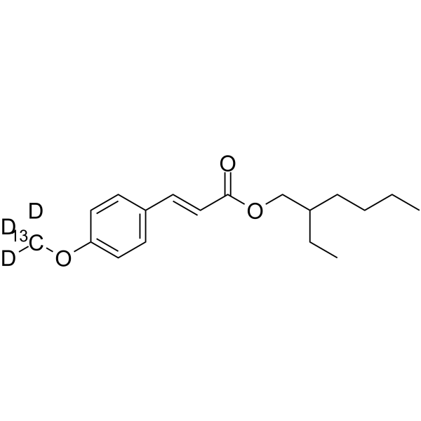 (E)-Octinoxate-13C,d3 Structure