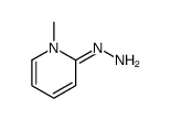 (1-methylpyridin-2-ylidene)hydrazine Structure