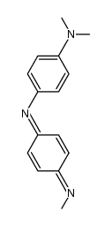 [1,4]benzoquinone-(4-dimethylamino-phenylimine)-methylimine结构式