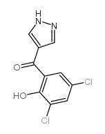 4-(3,5-dichloro-2-hydroxybenzoyl)pyrazole picture