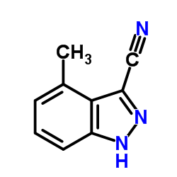 4-Methyl-1H-indazole-3-carbonitrile structure