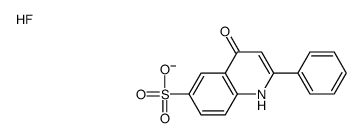 4-Hydroxy-2-phenyl-6-quinolinesulfonic acid fluoride structure