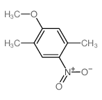 Benzene,1-methoxy-2,5-dimethyl-4-nitro- structure