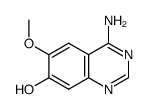 4-amino-7-hydroxy-6-methoxyquinazoline Structure