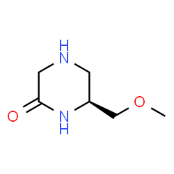 Piperazinone, 6-(methoxymethyl)-, (6S)- (9CI) structure