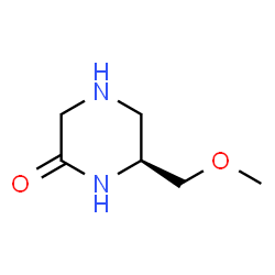 Piperazinone, 6-(methoxymethyl)-, (6S)- (9CI) Structure