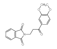 1H-Isoindole-1,3(2H)-dione,2-[3-(3,4-dimethoxyphenyl)-3-oxopropyl]-结构式