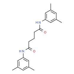 N,N'-Bis(3,5-dimethylphenyl)pentanediamide Structure