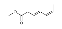 methyl (3E,5Z)-3,5-heptadienoate Structure