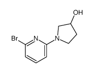 2-BROMO-6-(3-HYDROXYPYRROLIDIN-1-YL)PYRIDINE structure