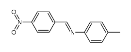 N-[1-(4-methyl-phenyl)-methylidene]-N-[4-nitrophenyl]amine Structure