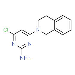 4-CHLORO-6-[3,4-DIHYDRO-2(1H)-ISOQUINOLINYL]-2-PYRIMIDINAMINE Structure