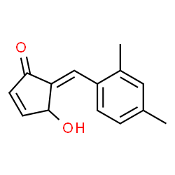 2-Cyclopenten-1-one, 5-[(2,4-dimethylphenyl)methylene]-4-hydroxy- (9CI) Structure