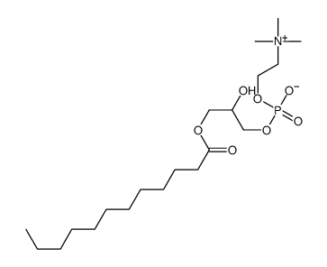 3-dodecanoylpropanediol-1-phosphorylcholine结构式