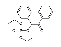diethyl (2-oxo-1,2-diphenylethyl) phosphate结构式