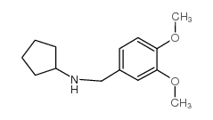 CYCLOPENTYL-(3,4-DIMETHOXY-BENZYL)-AMINE Structure