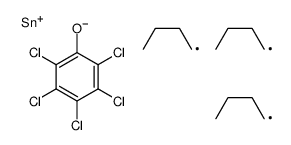 TRIBUTYL(PENTACHLOROPHENOXY)TIN结构式