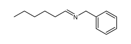 N-hexylidene-1-phenylmethanamine结构式