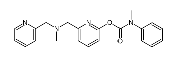 6-((methyl(pyridin-2-ylmethyl)amino)methyl)pyridin-2-yl methyl(phenyl)carbamate Structure