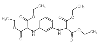 Propanedioic acid, 2,2'-(1,3-phenylenediimino)bis-, tetraethyl ester (en) Structure