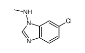 6-chloro-N-methylbenzimidazol-1-amine Structure